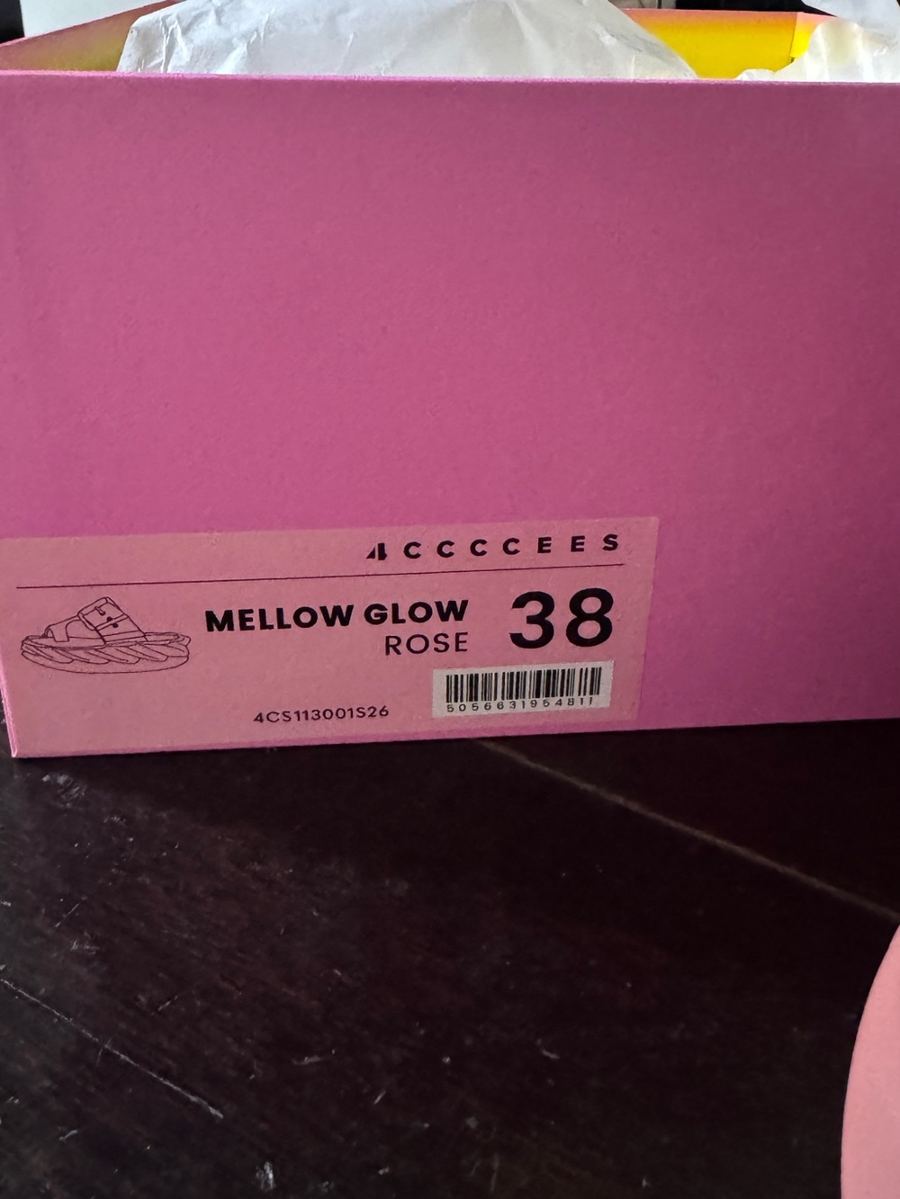 4CCCCEES nwt Mellow Glow Rose 38 8 Women’s Burgundy Suede Slides Sandals 7.5 new - Picture 4 of 6